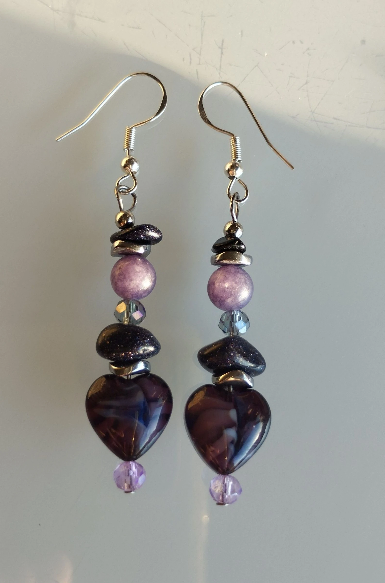 💜🧿💎💙Lindos e Elegantes Brincos Artesanais de Cristal e Pedras Naturais💙💎🧿💜 – photo 9